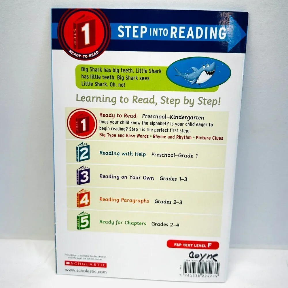 Big Shark, Little Shark (Step into Reading) Paperback By Membrino, Anna - Picture 2 of 4